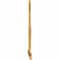 Ekena Millwork Saratoga Rough Sawn Timber Gable Bracket, Western Red Cedar, 108"W x 58"H x 2"D x 4"F, 13/12 Pitch GBW108X58X0204SAR00RWR - alternate 3